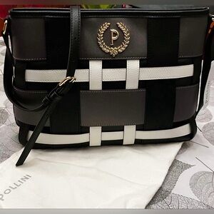 Medium Sized Black Pollini Handbag